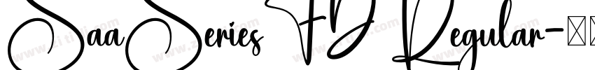SaaSeriesFD Regular字体转换